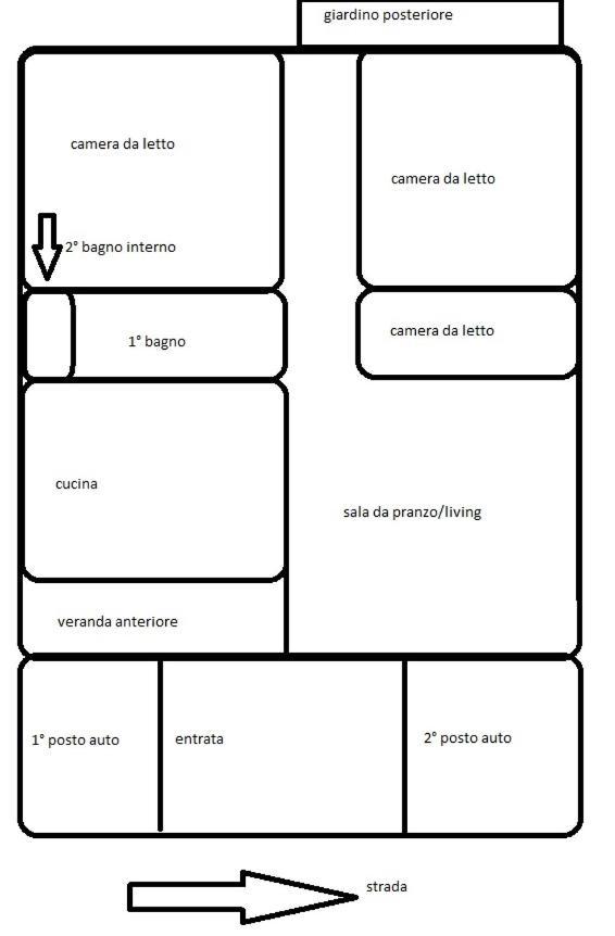 Villetta Frontemare Alliste Buitenkant foto